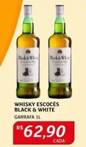 Oferta de Black & White - Whisky Escoces por R$62,9 em Assaí Atacadista