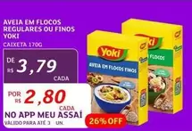 Oferta de Aveia - Aveia Em Flocos Regulares Ou Finos por R$3,79 em Assaí Atacadista