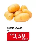 Oferta de Batata Lavada por R$3,59 em Assaí Atacadista