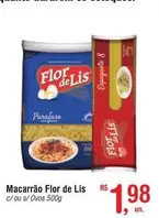 Oferta de Flor - Macarrão  De Lis por R$1,98 em Fort Atacadista