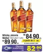 Oferta de Johnnie Walker - Whisky por R$89,9 em Fort Atacadista