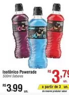 Oferta de Powerade - Isotônico por R$3,99 em Fort Atacadista