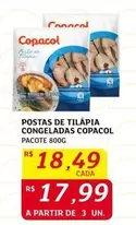 Oferta de Copacol - Postas De Tilápia Congeladas por R$18,49 em Assaí Atacadista