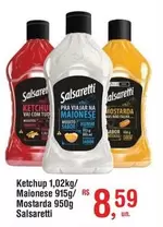 Oferta de Salsaretti - Ketchup por R$8,59 em Fort Atacadista