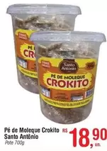 Oferta de Rs - Pe De Moleque Crokito  Santo por R$18,9 em Fort Atacadista
