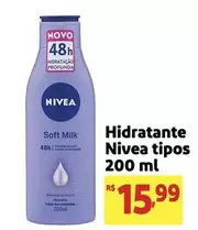 Oferta de Nivea - Hidratante por R$15,99 em Extra