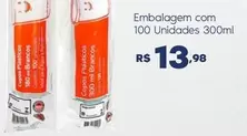 Oferta de Embalagem Com 100 Unidades por R$13,98 em Sam's Club