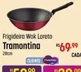 Oferta de Tramontina - Frigideira Wok Loreto por R$69,99 em Super Muffato