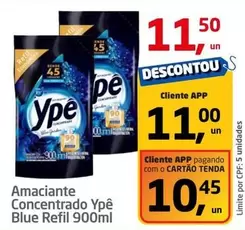 Oferta de Ypê - Amaciante Concentrado Blue Refil por R$11,5 em Tenda Atacado