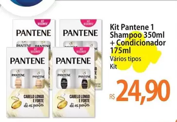 Oferta de Pantene - Kit Shampoo + Condicionador por R$24,9 em Atacadão