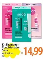 Oferta de Seda - Kit Shampoo + Condicionador por R$14,99 em Atacadão