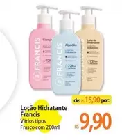 Oferta de Francis - Loção Hidratante por R$9,9 em Atacadão