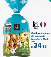 Oferta de Chocolate - Coelho E Ovinhos De Chocolate por R$34,98 em Sam's Club