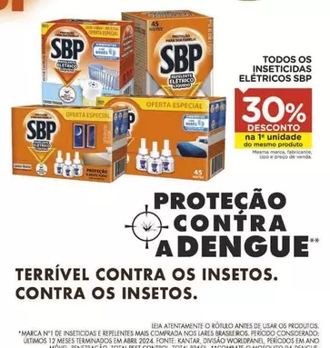 Oferta de SBP - Terrivel Contra Os Insetos. Contra Os Insetos. em Carrefour