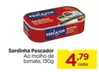 Oferta de Pescador - Sardinha por R$4,79 em Carrefour