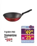 Oferta de Tramontina - Frigideira Wok por R$59,99 em Super Muffato