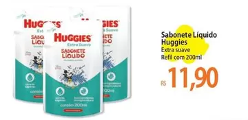 Oferta de Huggies - Sabonete Liquido por R$11,9 em Atacadão