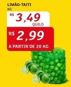 Oferta de De   - Limão-taiti por R$3,49 em Assaí Atacadista