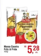 Oferta de Massa -  Caseira Fritz & Frida por R$5,28 em Fort Atacadista