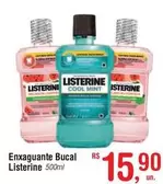 Oferta de Listerine - Enxaguante Bucal por R$15,9 em Fort Atacadista