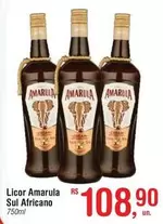 Oferta de Amarula - Licor  Sul Africano por R$108,9 em Fort Atacadista