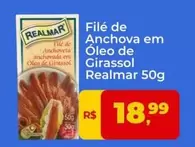 Oferta de Realmar - Filé De Anchova Em Oleo De Girassol por R$18,99 em Tonin Superatacado