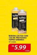Oferta de Yopro - Bebida Láctea Com 15g De Proteinas Sabores por R$5,99 em Assaí Atacadista