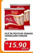 Oferta de Canção - Filé De Peito De Frango Congelado por R$15,9 em Assaí Atacadista