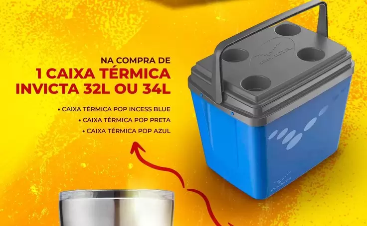 Oferta de Invicta - 1 Caixa Térmica  em Tonin Superatacado