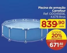 Oferta de Carrefour - Piscina De Armação por R$671,92 em Carrefour