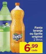 Oferta de Fanta -  Laranja Ou Sprite Original por R$6,99 em Carrefour