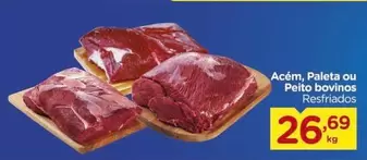 Oferta de Acém, Paleta Ou Peito Bovinos por R$26,69 em Carrefour