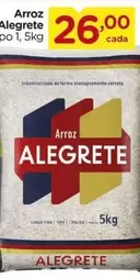 Oferta de Alegrete - Arroz por R$26 em Carrefour