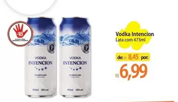 Oferta de Intencion - Vodka por R$6,99 em Atacadão