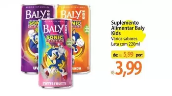 Oferta de Baly - Suplemento Alimentar Kids por R$5,99 em Atacadão