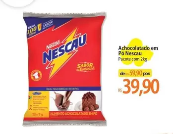 Oferta de Nescau - Achocolatado Em Pó por R$39,9 em Atacadão