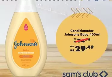 Oferta de Johnson's - Condicionador Baby por R$29,49 em Sam's Club