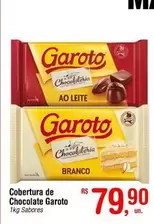 Oferta de Garoto - Cobertura De Chocolate por R$79,9 em Fort Atacadista
