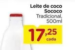 Oferta de Sococo - Leite De Coco por R$17,25 em Carrefour