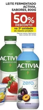 Oferta de Danone - Leite Fermentado Activia, Sabores em Carrefour