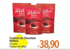 Oferta de Melken - Confeito De Chocolate por R$38,9 em Atacadão