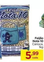 Oferta de Carioca - Feijão 10 por R$5,99 em Carrefour