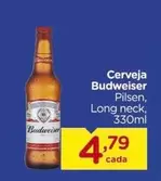 Oferta de Budweiser - Cerveja por R$4,79 em Carrefour