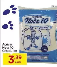 Oferta de Nota 10 - Açúcar por R$3,39 em Carrefour