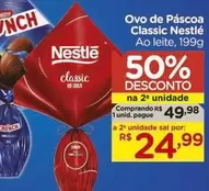 Oferta de Nestlé - Ovo De Páscoa Classic por R$49,98 em Carrefour