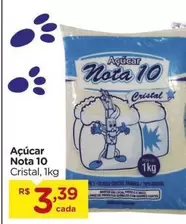 Oferta de Nota 10 - Açúcar por R$3,39 em Carrefour