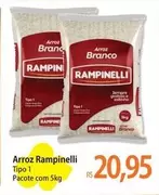 Oferta de Rampinelli - Arroz por R$20,95 em Atacadão