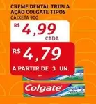 Oferta de Colgate - Creme Dental Tripla Ação por R$4,99 em Assaí Atacadista