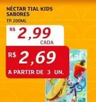Oferta de Tial - Néctar Kids Sabores por R$2,99 em Assaí Atacadista