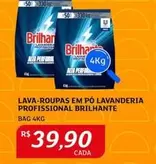 Oferta de Brilhante - Lava-Roupas Em Pó Lavanderia Profissional por R$39,9 em Assaí Atacadista